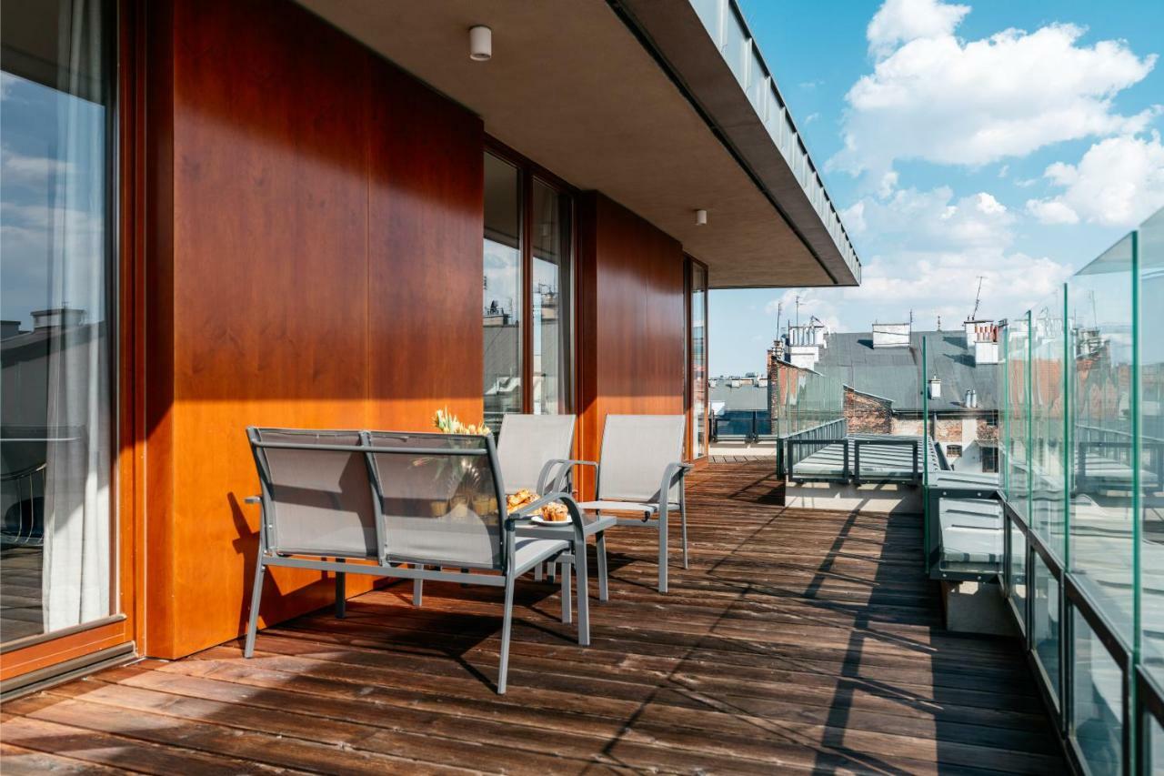 Ferienwohnung Penthouse Uptown - Loftaffair Krakau Exterior foto