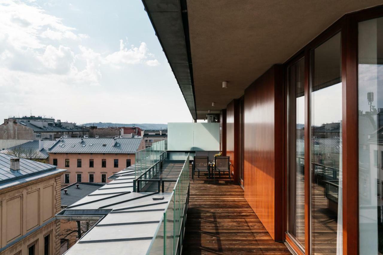 Ferienwohnung Penthouse Uptown - Loftaffair Krakau Exterior foto