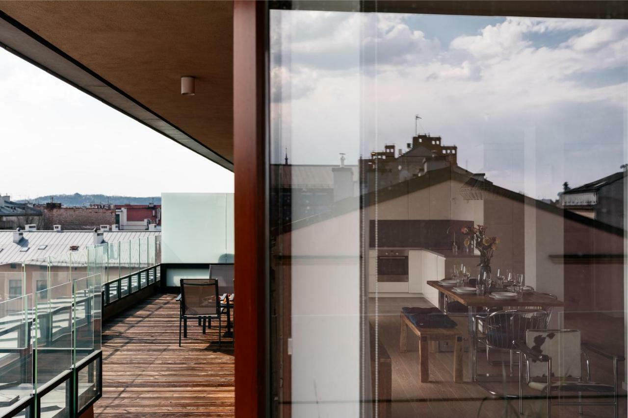 Ferienwohnung Penthouse Uptown - Loftaffair Krakau Exterior foto